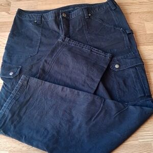 Duluth Trading Company Black Cargo Pants